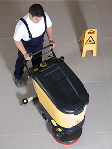 Professional floor cleaning